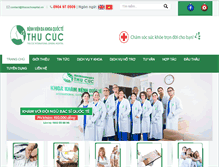 Tablet Screenshot of benhvienthucuc.vn